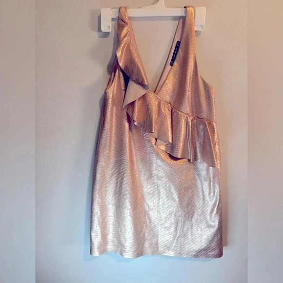 Zara Dresses & Skirts - ZARA mini DRESS XS ROSE GOLD